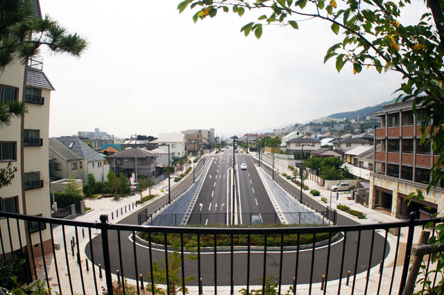 659-0084　月若公園から山手幹線西方風景