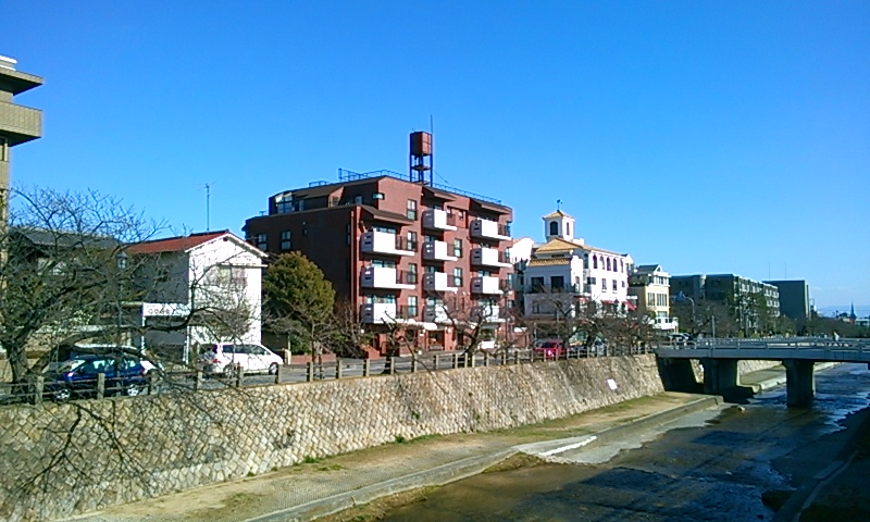 芦屋川左岸風景